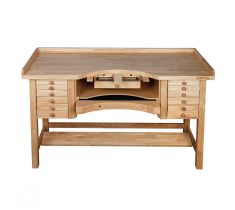 Werkbank dubbel hardhout Durston