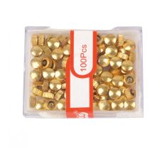 Set kronen goudkleur 100 stuks E.P.