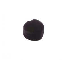 Ringendoosje hart zwart 50 x 40 x 36 mm