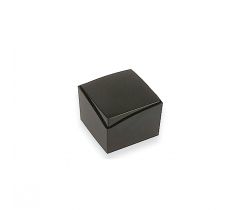 Ringendoosje zwart/zwart 43 x 43 x 32 mm