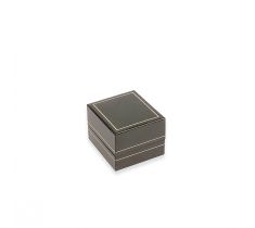 Ringendoosje zwart/zwart 47 x 52 x 32 mm 1 ring