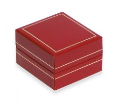 OORHANGERDOOS ROOD/ZWART-47X52X32MM