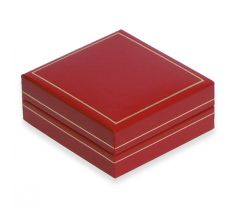 OORHANGERDOOS ROOD/ZWART-65X70X27MM
