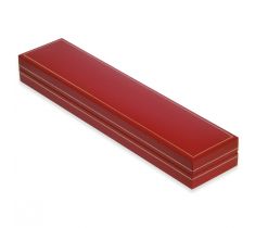 BOITE A BRACELET ROUGE/NOIRE-227 X 50 X 26 MM