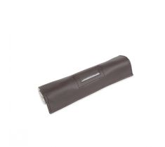 Opbergrol collier 18 messing haakjes bruin