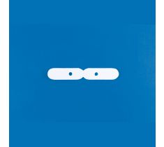 ETIKETTEN WIT RECHT 42X7 MM 100ST