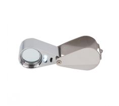 LOUPE DE POCHE 21 MM AVEC LED- 20 X