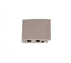 Klapslot 11.0 x 13.6 mm onedel wit