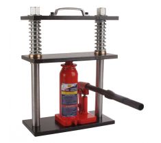Hydraulische pers voor een uitkapset