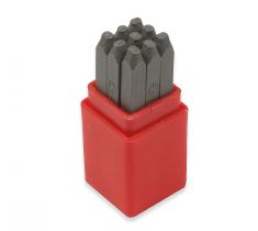 Stempelset cijfers 0-9 1.5 mm
