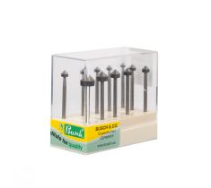 Set dakfrezen 11 stuks - 3,50-8,00 mm Busch3.5 - 3.75 - 4.0 - 4.25 - 4.5 -4.755.0 - 5.5 - 6.0 - 7.0 - 8.0 mm