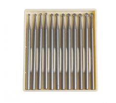 Set de fraises boule Busch N.1 / 12 fraises 1,50 - 2,60 mm