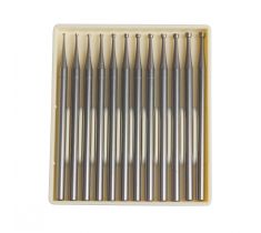 Set holfrezen twincut 12 stuks 0,80-2,00 mm -Busch