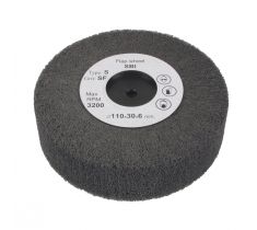 Polijstschijf lamellen grijs 110 x 30 mm met kern super fijn