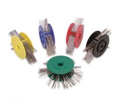 Matteerborstel 0.45 mm 100 x 25 mm blauw