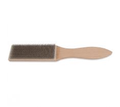 Vijlenborstel met houten heft 110 x 40 mm