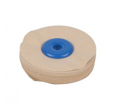 Polijstschijf Cosima wit hard 100 x 28 mm kunststof kern asgat 6.0 mm Hatho