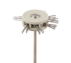 Hangmotormatteerborstel 40.0 x 8.0 mm grijs 0.70 mm