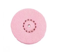 Hangmotorborstel softwheels 22.0 x 3.0 mm roze katoen extra fijn zonder stift EVE