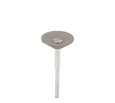 Hangmotorschijf 18.0 x 6.0 mm grijs cup met diamantpoeder en stift Supermax Edenta