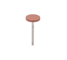 Hangmotorschijf 15.0 x 2.0 mm bruin vlak met stift Ceragloss HP Edenta
