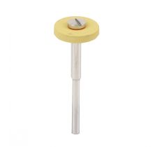Hangmotorschijf 12.0 x 2.0 mm geel vlak met stift Ceragloss HP Edenta