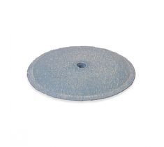 Hangmotorschijf 15.0 x 3.0 mm blauw vogeltong middel silicon carbide zonder stift Dedeco