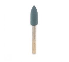 Hangmotorschijf 4.0 x 12.0 mm blauw punt klein fijn silicon carbide met stift Dedeco