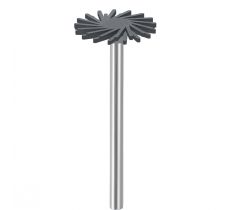 Hangmotorschijf 17.0 x 1.6 mm grijs borstel grof met stift Eveflex EVE
