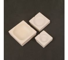 Smeltbakje vierkant 50 x 50 x 17 mm