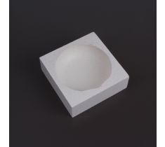 Smeltbakje vierkant 80 x 80 x 27 mm 500 gram