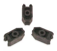 Set van 3 nylon klemstukken