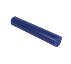 Vijlwas rond massief 152 x 27 mm blauw zacht Matt