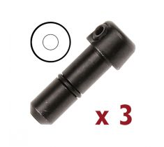 3 stekerhouders v/snelwissel handst. 2.35 mm