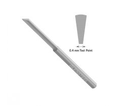ECHOPPE PLATE BISEAUTÉE GRS 0,4 MM