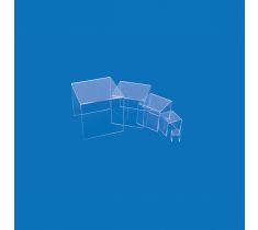 Set display trap transparant - 5 stuks