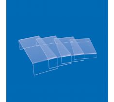 Set display trap transparant - 4 stuks