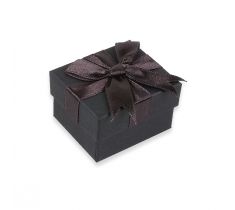 Ringendoosje zwart 53 x 45 x 33 mm