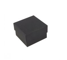 Horlogedoosje zwart/zwart 90 x 90 x 57 mm