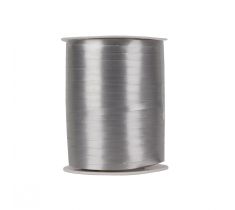 ROL ZIJDEGLANS LINT 5 MM 500 MTR. ZILVER