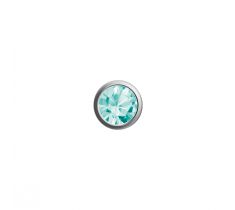 12 paar Easy Piercy 0550203 schieroorstekers 4.0 mm aquamarijn staal