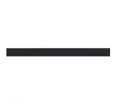 Rubber koord vierkant 3.0 mm zwart
