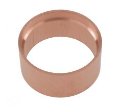 Zetkast rond open glad 10.70 mm buitenmaat 14 karaat roodgoud