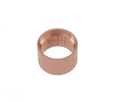 Zetkast rond open glad 5.50 mm buitenmaat 14 karaat roodgoud