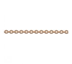 Anker collier rond ongeslepen 2.7 mm 14 karaat roodgoud