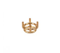 Leicht chaton serie 1 - 4.7 mm 18 karaat roodgoud