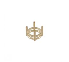 Leicht chaton serie 5 - 6.3 mm 18 karaat geelgoud