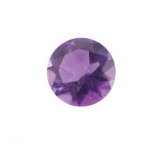 Amethist echt 1.25 mm rond briljant geslepen