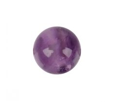 Amethist echt 3.0 mm kogel 2-gats facet geslepen
