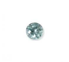 Aquamarijnkleurige synthetische spinel 11.0 mm rond briljant geslepen